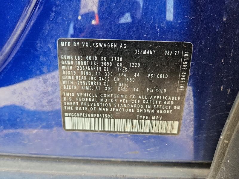 2021 VOLKSWAGEN ID.4 PRO S 13