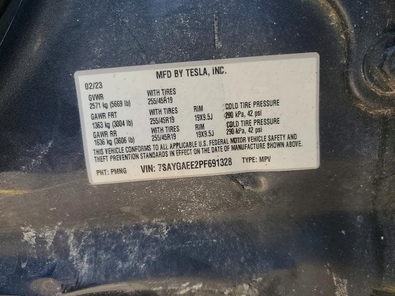 2023 TESLA MODEL Y 14