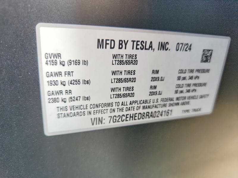 2024 TESLA CYBERTRUCK 13