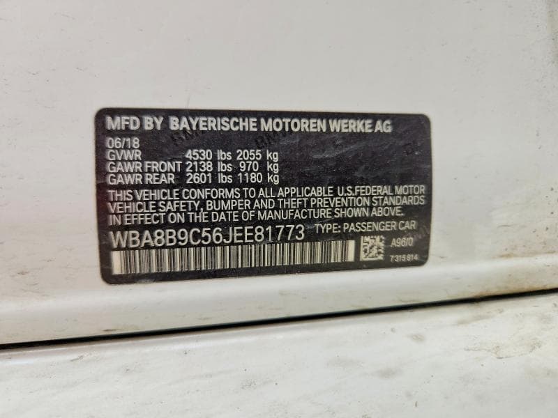 2018 BMW 330 I 12