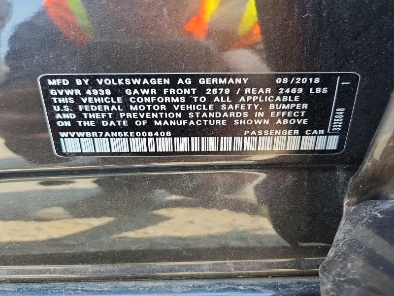 2019 VOLKSWAGEN ARTEON SE 13
