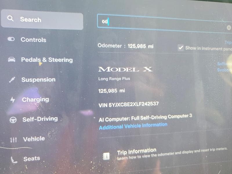 2020 TESLA MODEL X 9