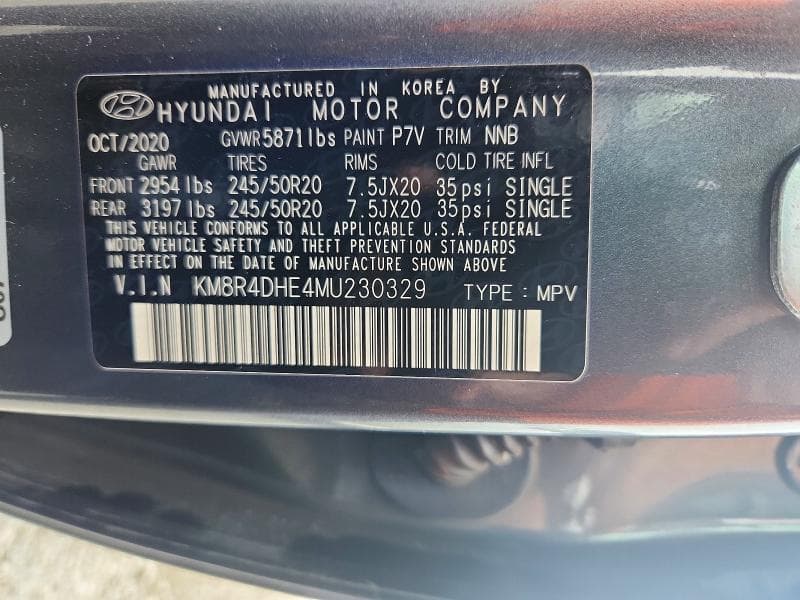 2021 HYUNDAI PALISADE SEL SEL 13