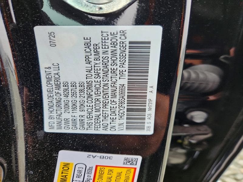 2025 HONDA ACCORD TOURING HYBRID 13