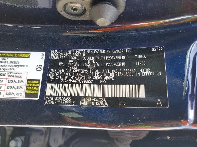 2022 LEXUS RX 350 13