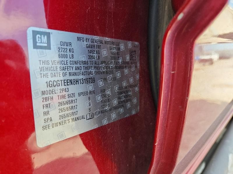 2017 CHEVROLET COLORADO ZR2 12