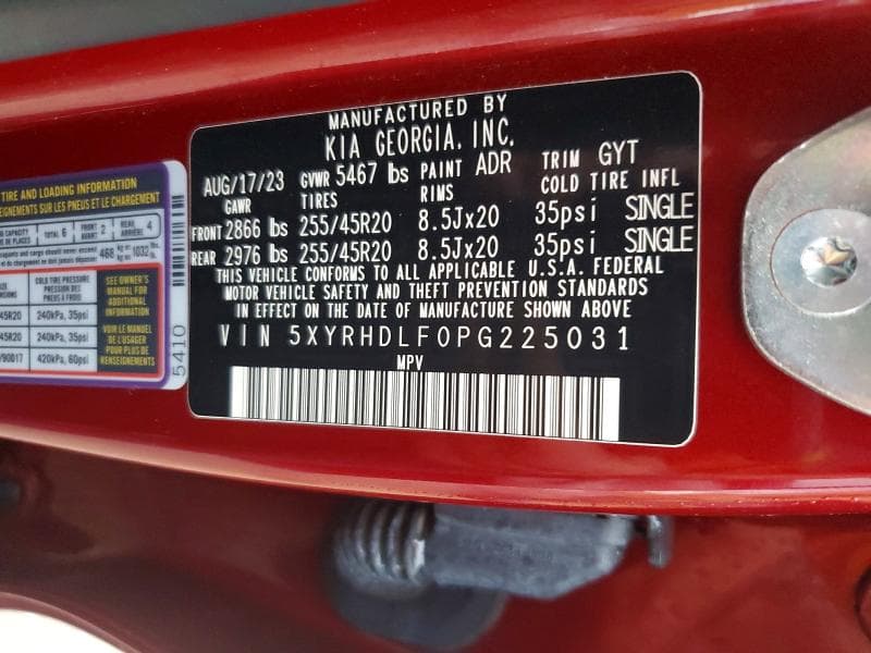 2023 KIA SORENTO EX 13