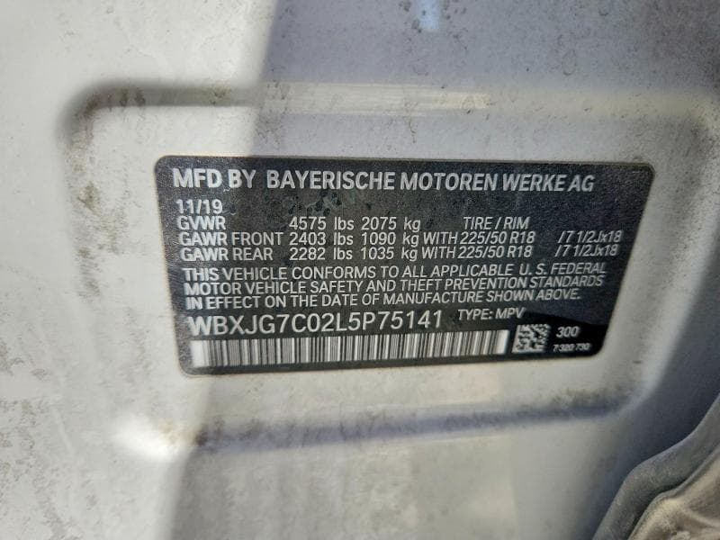 2020 BMW X1 SDRIVE28I 13