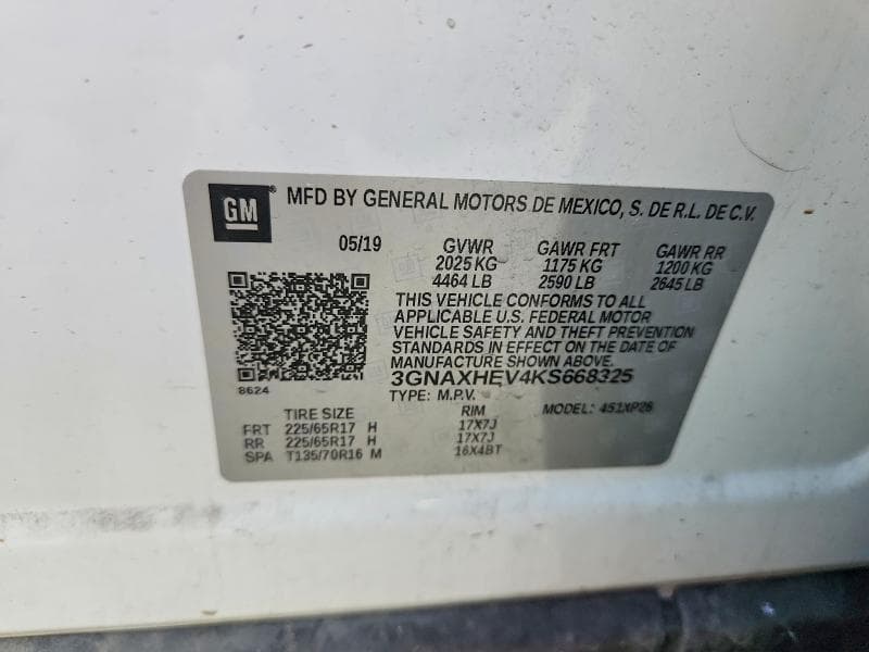 2019 CHEVROLET EQUINOX LS LS 13