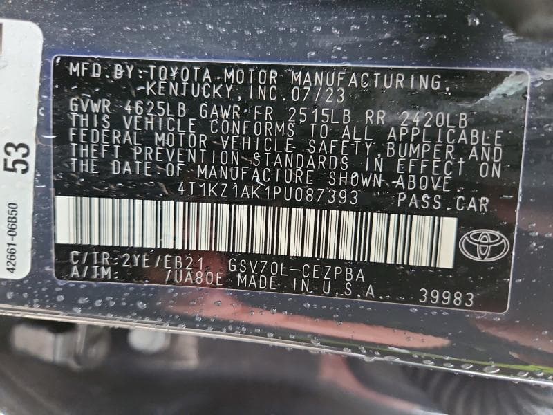 2023 TOYOTA CAMRY TRD 12