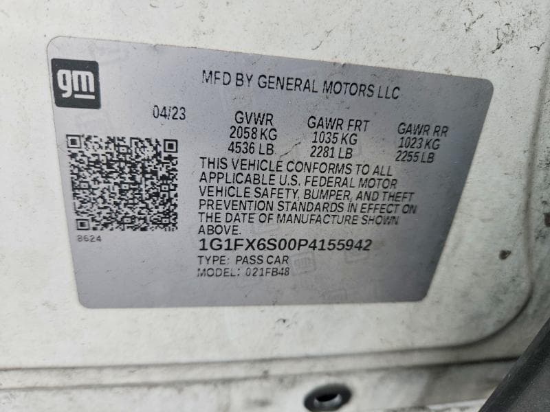 2023 CHEVROLET BOLT EV 2LT 12