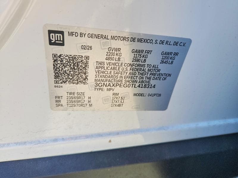 2026 CHEVROLET EQUINOX LT 14