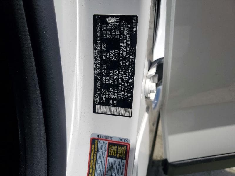 2022 HYUNDAI SANTA CRUZ LIMITED 13