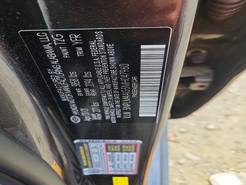 2021 HYUNDAI ELANTRA SEL 12