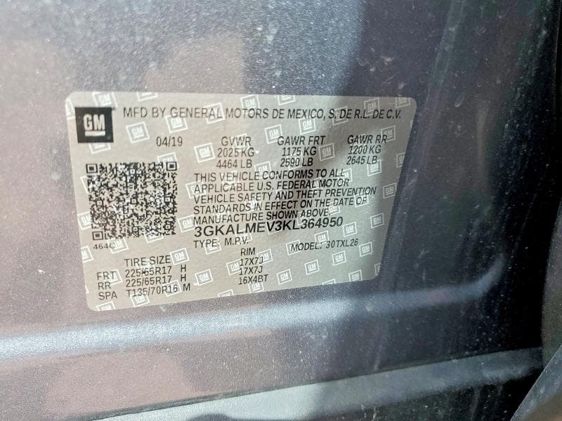 2019 GMC TERRAIN SLE SLE 14