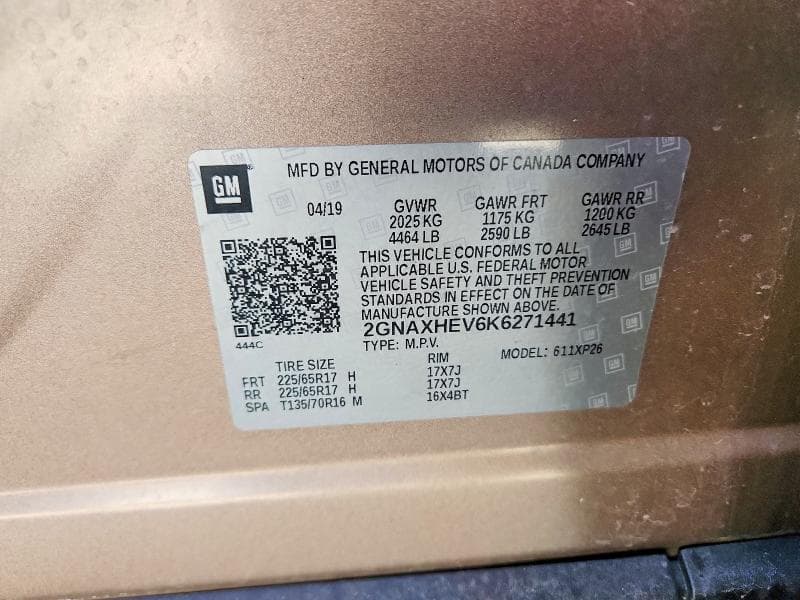2019 CHEVROLET EQUINOX LS 13