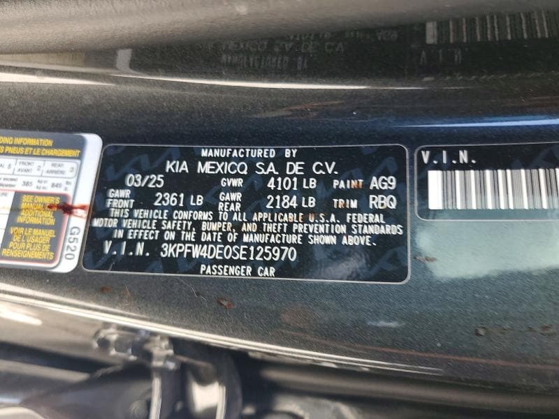 2025 KIA K4 GT LINE GT LINE 13