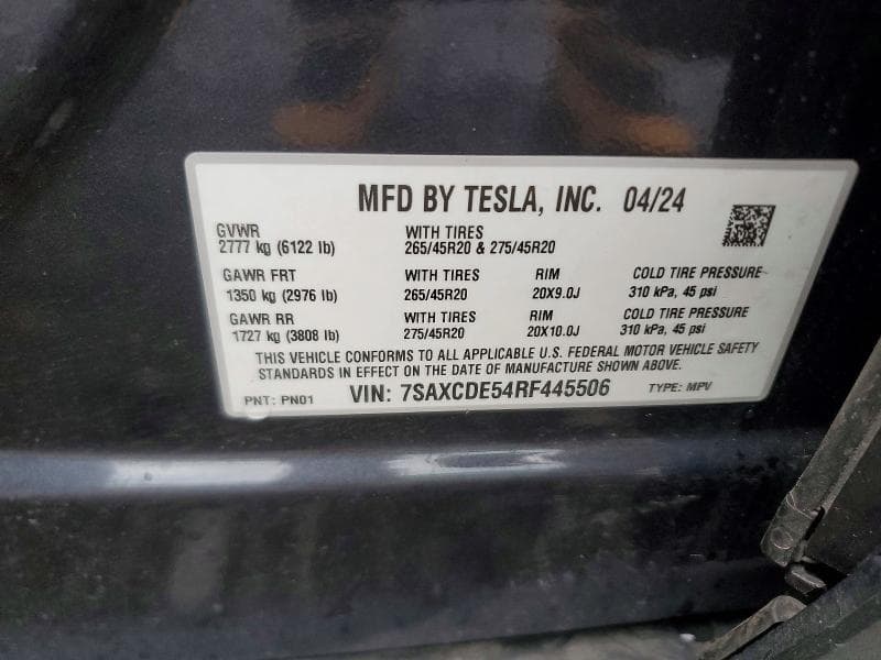 2024 TESLA MODEL X 13