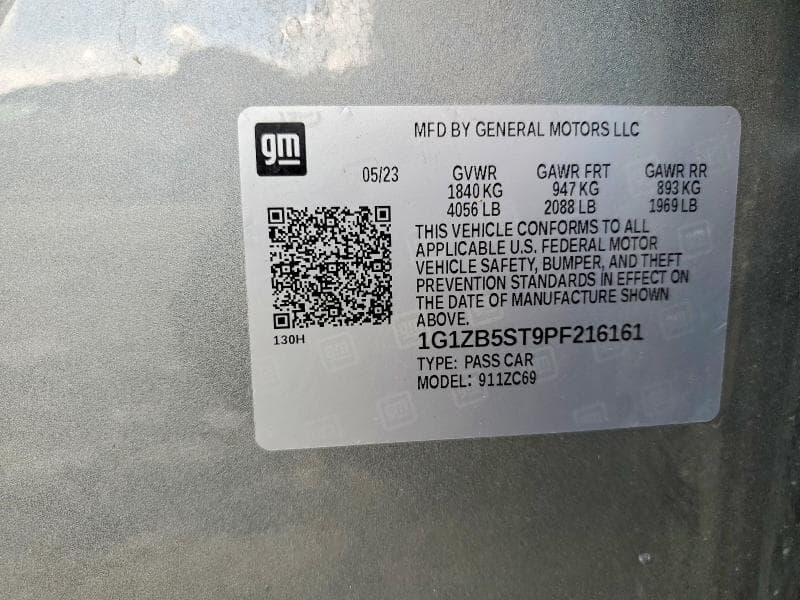 2023 CHEVROLET MALIBU LS 12