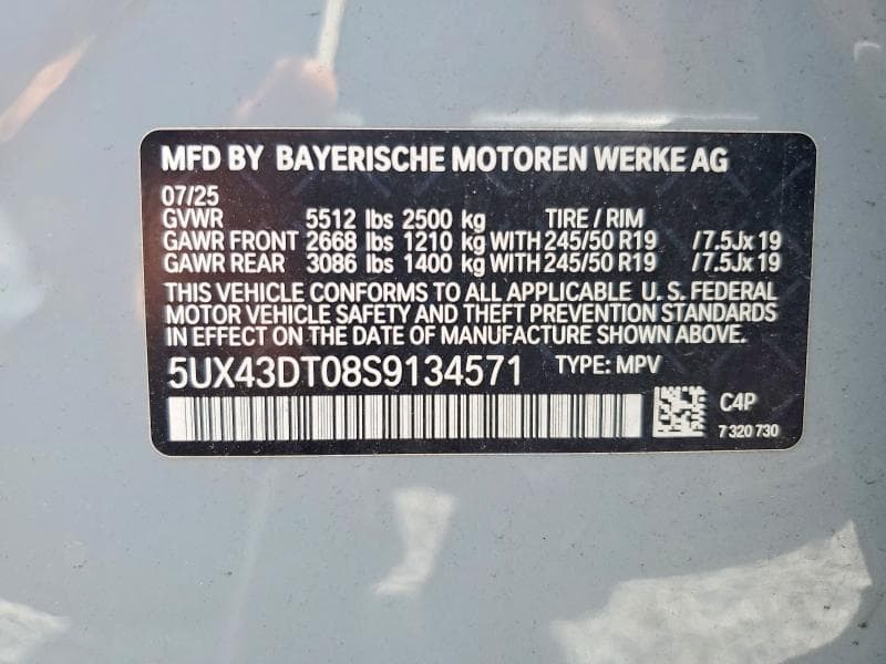 2025 BMW X4 M40I M40I 13