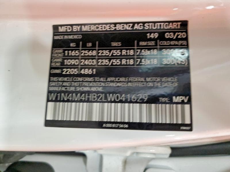 2020 MERCEDES-BENZ GLB 250 4MATIC 250 4MATIC 13