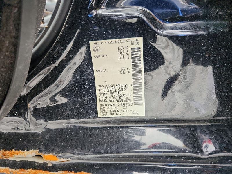 2020 NISSAN ALTIMA S 12