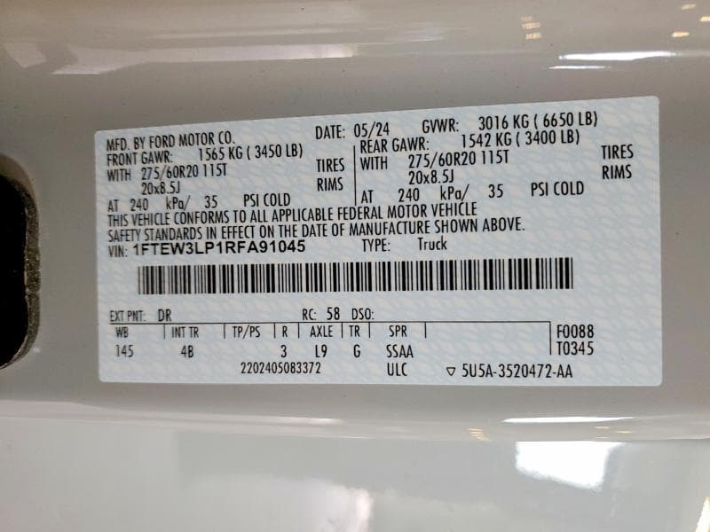 2024 FORD F150 XLT XLT 13