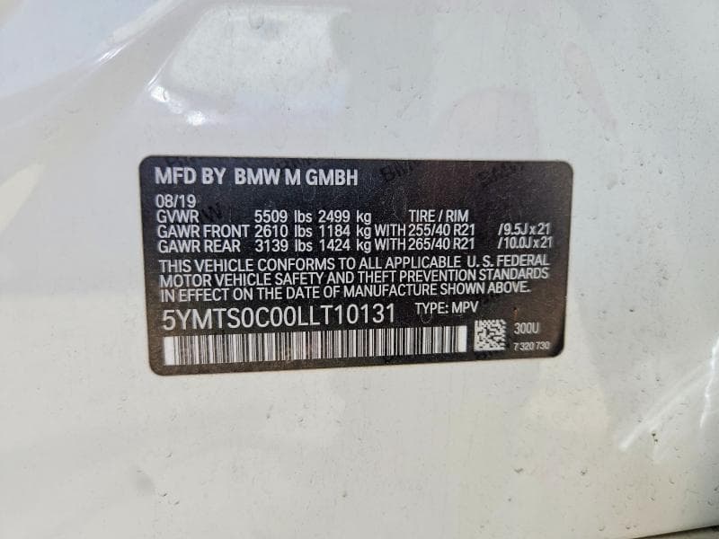 2020 BMW X3 M COMPETITION 13