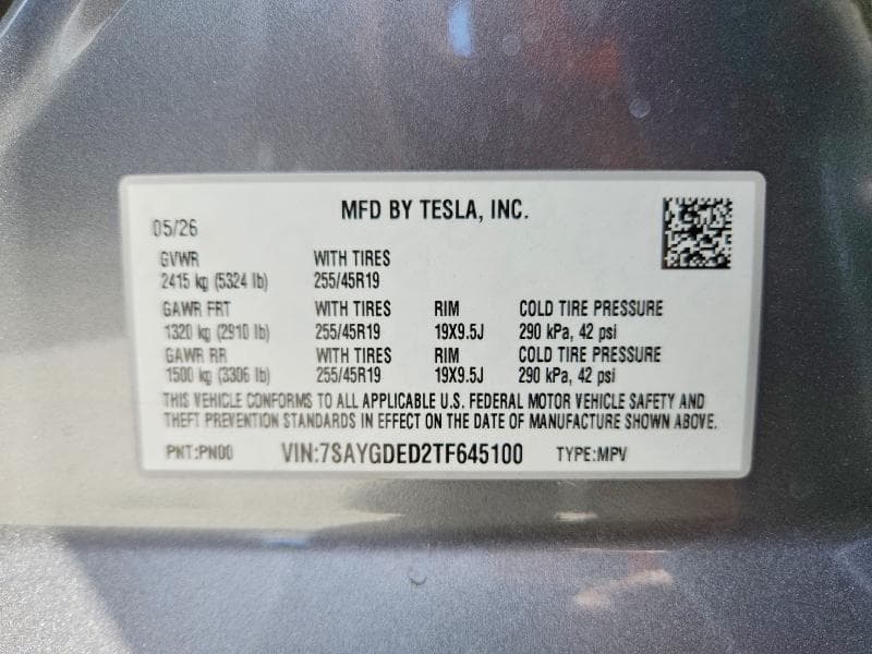 2026 TESLA MODEL Y 13
