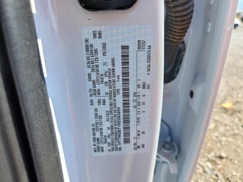 2024 FORD F250 SUPER DUTY SUPER DUTY 12