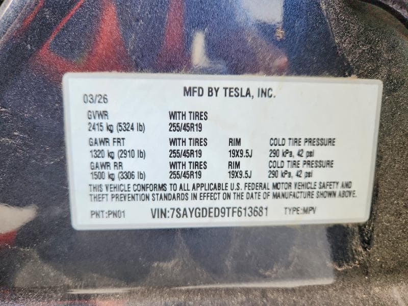 2026 TESLA MODEL Y 13