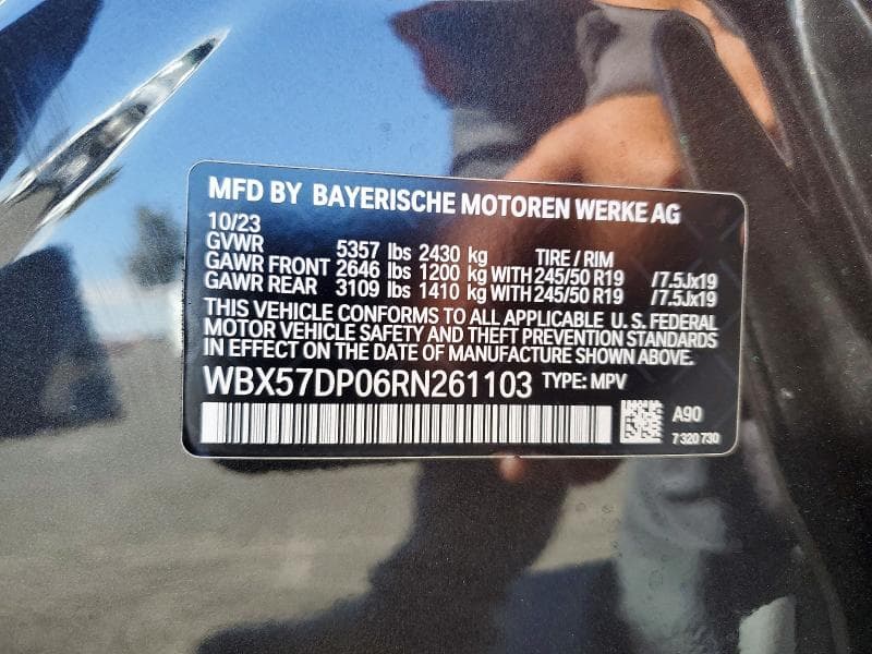 2024 BMW X3 XDRIVE30I 12