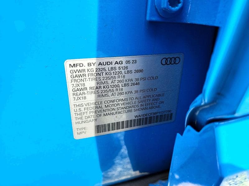 2023 AUDI Q3 PREMIUM S LINE 45 13