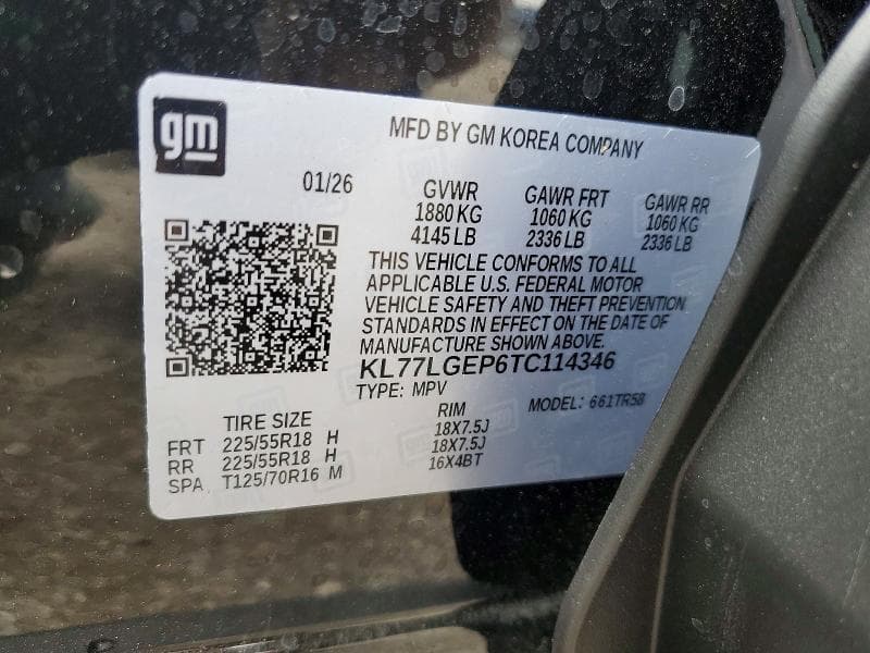 2026 CHEVROLET TRAX 1RS 14