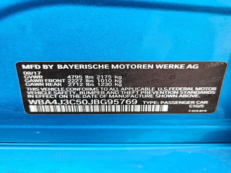 2018 BMW 430XI GRAN COUPE GRAN COUPE 13