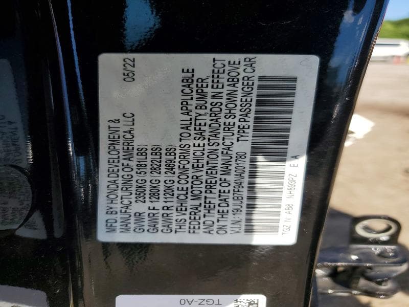2022 ACURA TLX TYPE S 12