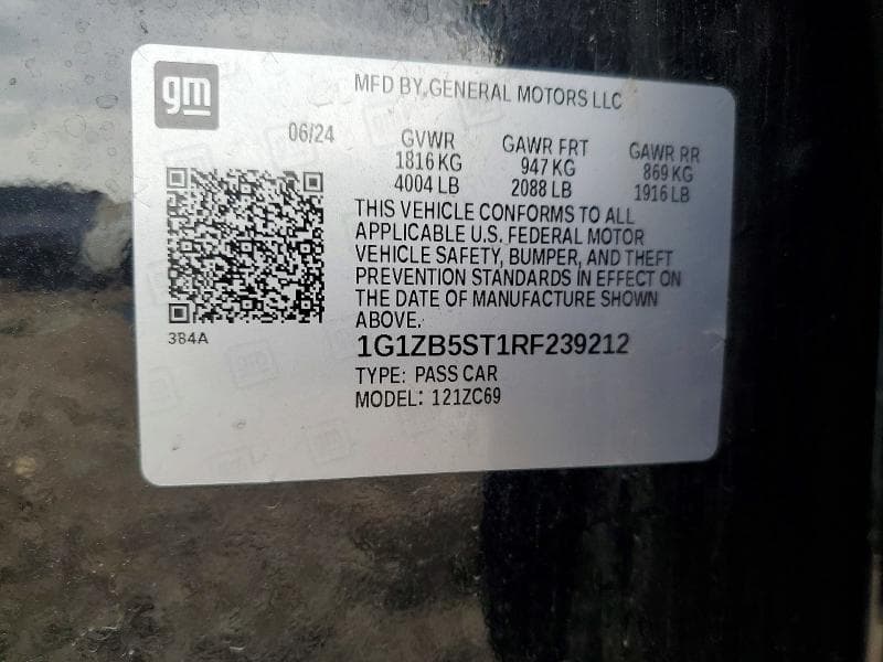 2024 CHEVROLET MALIBU LS 12