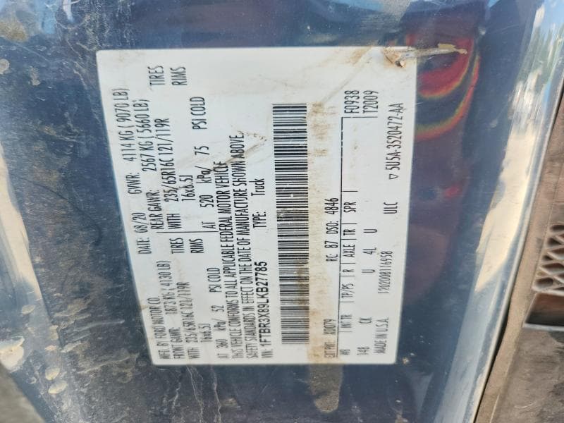 2020 FORD TRANSIT 250 DELIVERY VAN 13