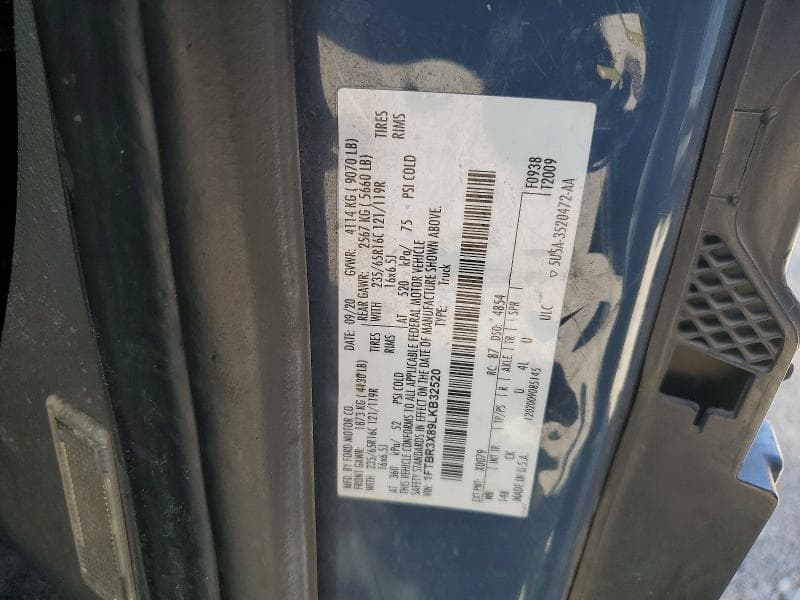 2020 FORD TRANSIT 250 DELIVERY VAN 13