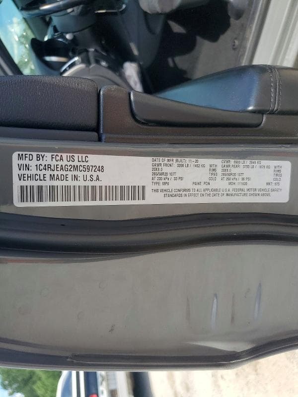 2021 JEEP GRAND CHEROKEE LAREDO LAREDO 14