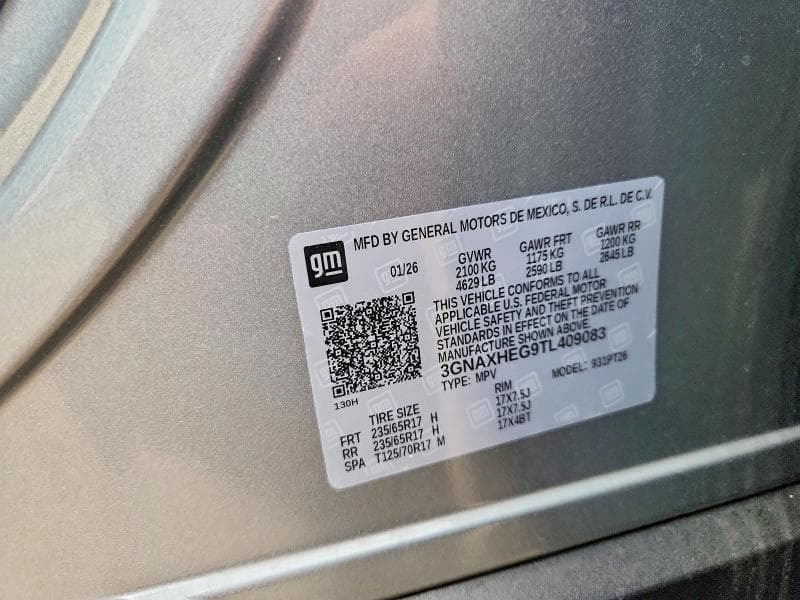2026 CHEVROLET EQUINOX LT LT 12