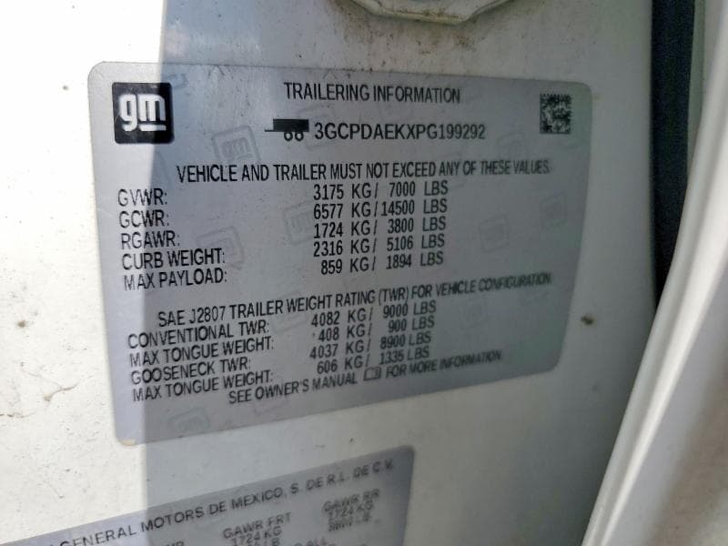 2023 CHEVROLET SILVERADO K1500 K1500 12