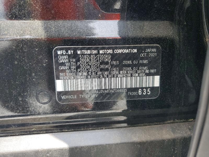 2022 MITSUBISHI OUTLANDER SEL SEL 13