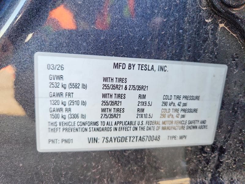 2026 TESLA MODEL Y 12