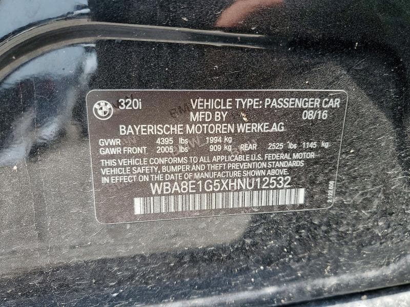 2017 BMW 320 I 12