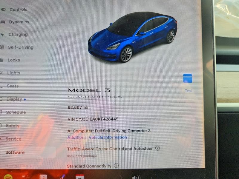2019 TESLA MODEL 3 9