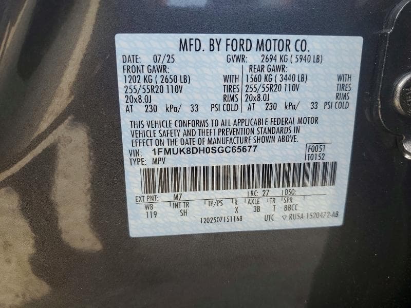 2025 FORD EXPLORER ACTIVE 14