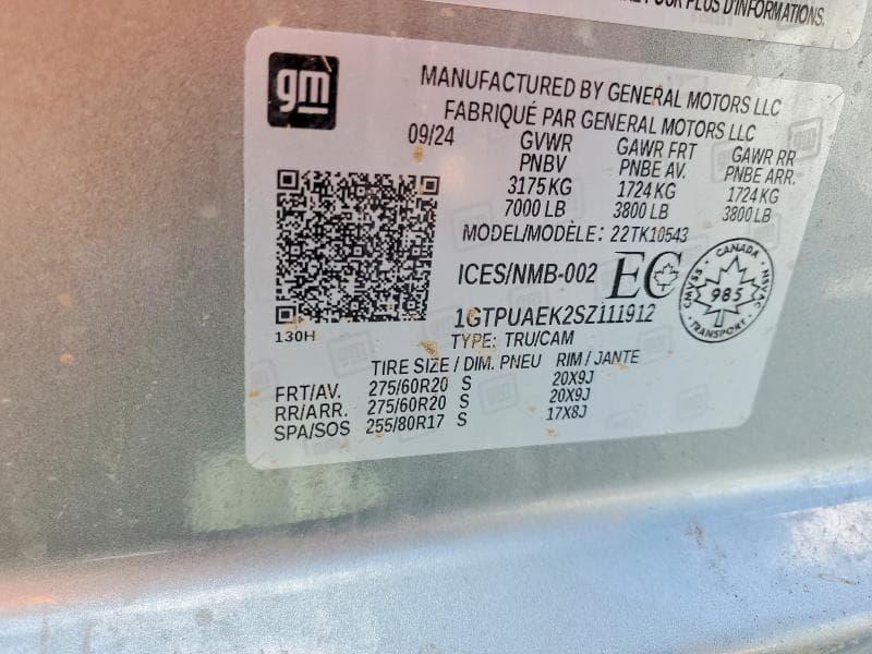 2025 GMC SIERRA K1500 12