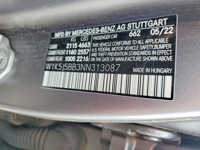 2022 MERCEDES-BENZ CLA AMG 35 4MATIC 12