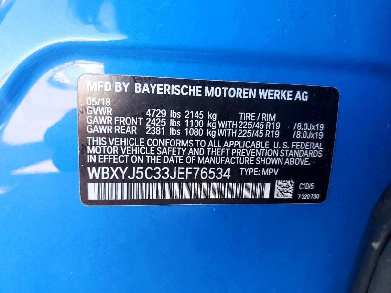 2018 BMW X2 XDRIVE28I 13